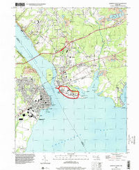 Havre De Grace Maryland Historical topographic map, 1:24000 scale, 7.5 X 7.5 Minute, Year 1998
