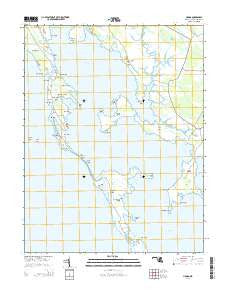 Honga Maryland Historical topographic map, 1:24000 scale, 7.5 X 7.5 Minute, Year 2014