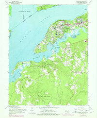 Indian Head Maryland Historical topographic map, 1:24000 scale, 7.5 X 7.5 Minute, Year 1966