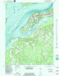 Indian Head Maryland Historical topographic map, 1:24000 scale, 7.5 X 7.5 Minute, Year 1966