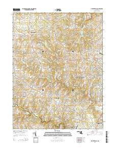 Jarrettsville Maryland Historical topographic map, 1:24000 scale, 7.5 X 7.5 Minute, Year 2014