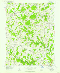 Jarrettsville Maryland Historical topographic map, 1:24000 scale, 7.5 X 7.5 Minute, Year 1956