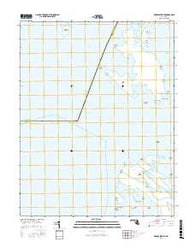 Kedges Straits Maryland Current topographic map, 1:24000 scale, 7.5 X 7.5 Minute, Year 2016