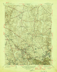 Kensington Maryland Historical topographic map, 1:31680 scale, 7.5 X 7.5 Minute, Year 1945