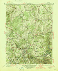 Kensington Maryland Historical topographic map, 1:31680 scale, 7.5 X 7.5 Minute, Year 1945