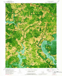 Kingston Maryland Historical topographic map, 1:24000 scale, 7.5 X 7.5 Minute, Year 1972