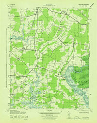 Kingston Maryland Historical topographic map, 1:31680 scale, 7.5 X 7.5 Minute, Year 1943
