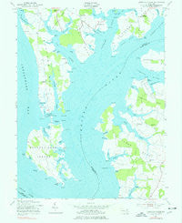 Langford Creek Maryland Historical topographic map, 1:24000 scale, 7.5 X 7.5 Minute, Year 1954