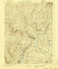 Laurel Maryland Historical topographic map, 1:62500 scale, 15 X 15 Minute, Year 1926