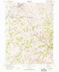 Littlestown Pennsylvania Historical topographic map, 1:24000 scale, 7.5 X 7.5 Minute, Year 1953