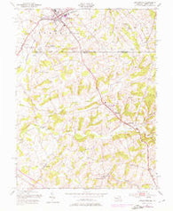 Littlestown Pennsylvania Historical topographic map, 1:24000 scale, 7.5 X 7.5 Minute, Year 1953