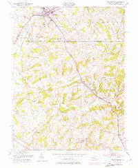 Littlestown Pennsylvania Historical topographic map, 1:24000 scale, 7.5 X 7.5 Minute, Year 1953