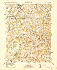 Littlestown Pennsylvania Historical topographic map, 1:31680 scale, 7.5 X 7.5 Minute, Year 1944