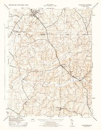 Littlestown Pennsylvania Historical topographic map, 1:31680 scale, 7.5 X 7.5 Minute, Year 1944