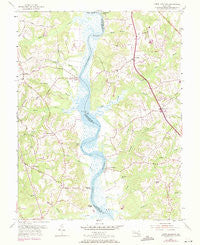 Lower Marlboro Maryland Historical topographic map, 1:24000 scale, 7.5 X 7.5 Minute, Year 1953