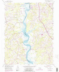 Lower Marlboro Maryland Historical topographic map, 1:24000 scale, 7.5 X 7.5 Minute, Year 1953