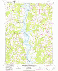 Lower Marlboro Maryland Historical topographic map, 1:24000 scale, 7.5 X 7.5 Minute, Year 1953