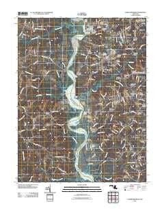 Lower Marlboro Maryland Historical topographic map, 1:24000 scale, 7.5 X 7.5 Minute, Year 2011