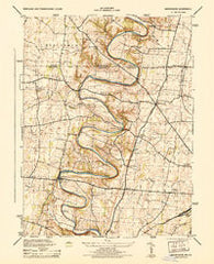 Mason-Dixon Pennsylvania Historical topographic map, 1:31680 scale, 7.5 X 7.5 Minute, Year 1944