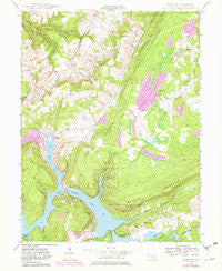 McHenry Maryland Historical topographic map, 1:24000 scale, 7.5 X 7.5 Minute, Year 1947
