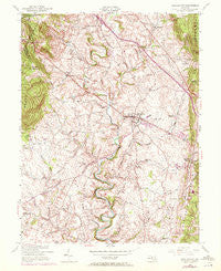 Middletown Maryland Historical topographic map, 1:24000 scale, 7.5 X 7.5 Minute, Year 1953