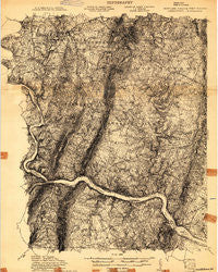 Middletown West Virginia Historical topographic map, 1:48000 scale, 15 X 15 Minute, Year 1908