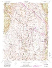 Middletown Maryland Historical topographic map, 1:24000 scale, 7.5 X 7.5 Minute, Year 1953