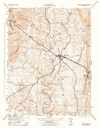 Middletown Maryland Historical topographic map, 1:31680 scale, 7.5 X 7.5 Minute, Year 1944