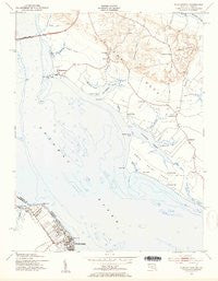 Morgantown Virginia Historical topographic map, 1:24000 scale, 7.5 X 7.5 Minute, Year 1953