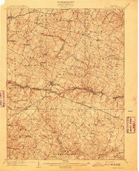 Mount Airy Maryland Historical topographic map, 1:62500 scale, 15 X 15 Minute, Year 1909