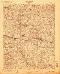 Mount Airy Maryland Historical topographic map, 1:62500 scale, 15 X 15 Minute, Year 1909