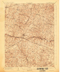 Mount Airy Maryland Historical topographic map, 1:62500 scale, 15 X 15 Minute, Year 1909