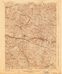 Mount Airy Maryland Historical topographic map, 1:62500 scale, 15 X 15 Minute, Year 1909