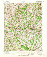 Mount Airy Maryland Historical topographic map, 1:62500 scale, 15 X 15 Minute, Year 1945