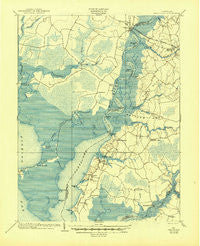 Nanticoke Maryland Historical topographic map, 1:62500 scale, 15 X 15 Minute, Year 1903