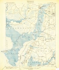 Nanticoke Maryland Historical topographic map, 1:62500 scale, 15 X 15 Minute, Year 1903