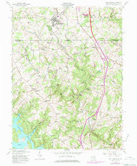 New Freedom Pennsylvania Historical topographic map, 1:24000 scale, 7.5 X 7.5 Minute, Year 1958