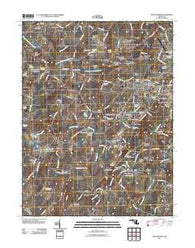 New Windsor Maryland Historical topographic map, 1:24000 scale, 7.5 X 7.5 Minute, Year 2011
