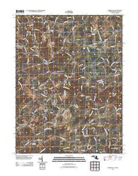 Norrisville Maryland Historical topographic map, 1:24000 scale, 7.5 X 7.5 Minute, Year 2011