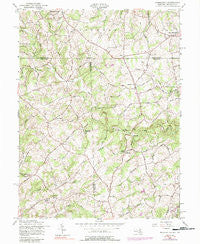 Norrisville Maryland Historical topographic map, 1:24000 scale, 7.5 X 7.5 Minute, Year 1957