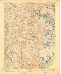Owensville Maryland Historical topographic map, 1:62500 scale, 15 X 15 Minute, Year 1905