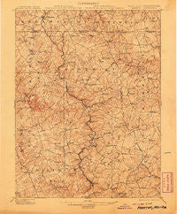 Parkton Maryland Historical topographic map, 1:62500 scale, 15 X 15 Minute, Year 1902