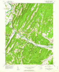 Patterson Creek West Virginia Historical topographic map, 1:24000 scale, 7.5 X 7.5 Minute, Year 1949