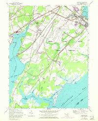 Perryman Maryland Historical topographic map, 1:24000 scale, 7.5 X 7.5 Minute, Year 1948