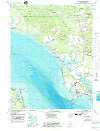 Piney Point Maryland Historical topographic map, 1:24000 scale, 7.5 X 7.5 Minute, Year 1968