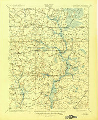 Pittsville Maryland Historical topographic map, 1:62500 scale, 15 X 15 Minute, Year 1902