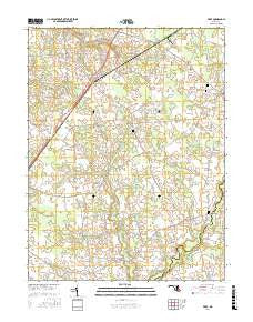 Price Maryland Current topographic map, 1:24000 scale, 7.5 X 7.5 Minute, Year 2017