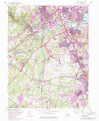 Relay Maryland Historical topographic map, 1:24000 scale, 7.5 X 7.5 Minute, Year 1957