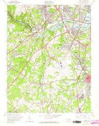 Relay Maryland Historical topographic map, 1:24000 scale, 7.5 X 7.5 Minute, Year 1957