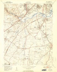 Relay Maryland Historical topographic map, 1:24000 scale, 7.5 X 7.5 Minute, Year 1950